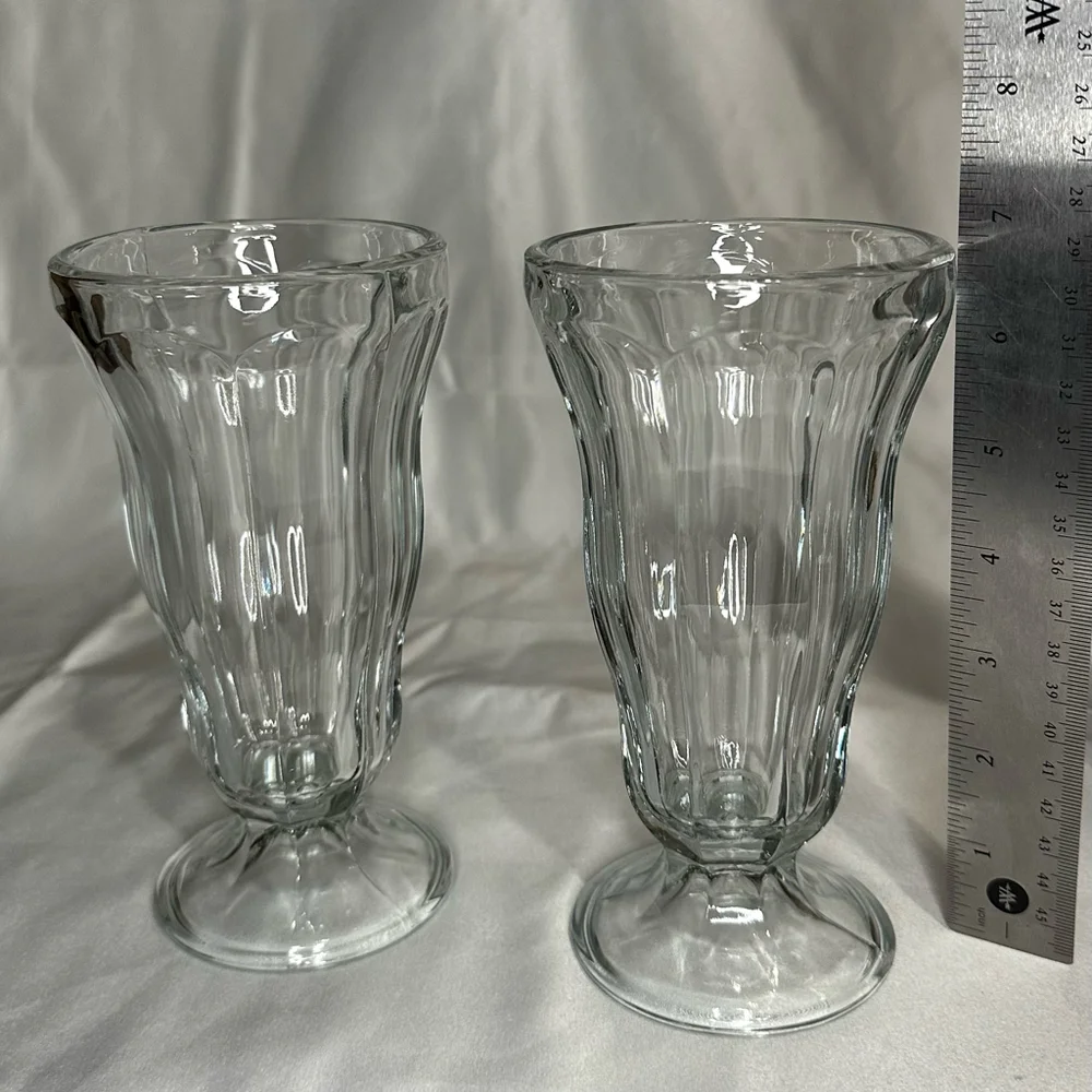 Vintage Anchor Hocking “Fountainware” 12oz Soda Tumbler Set